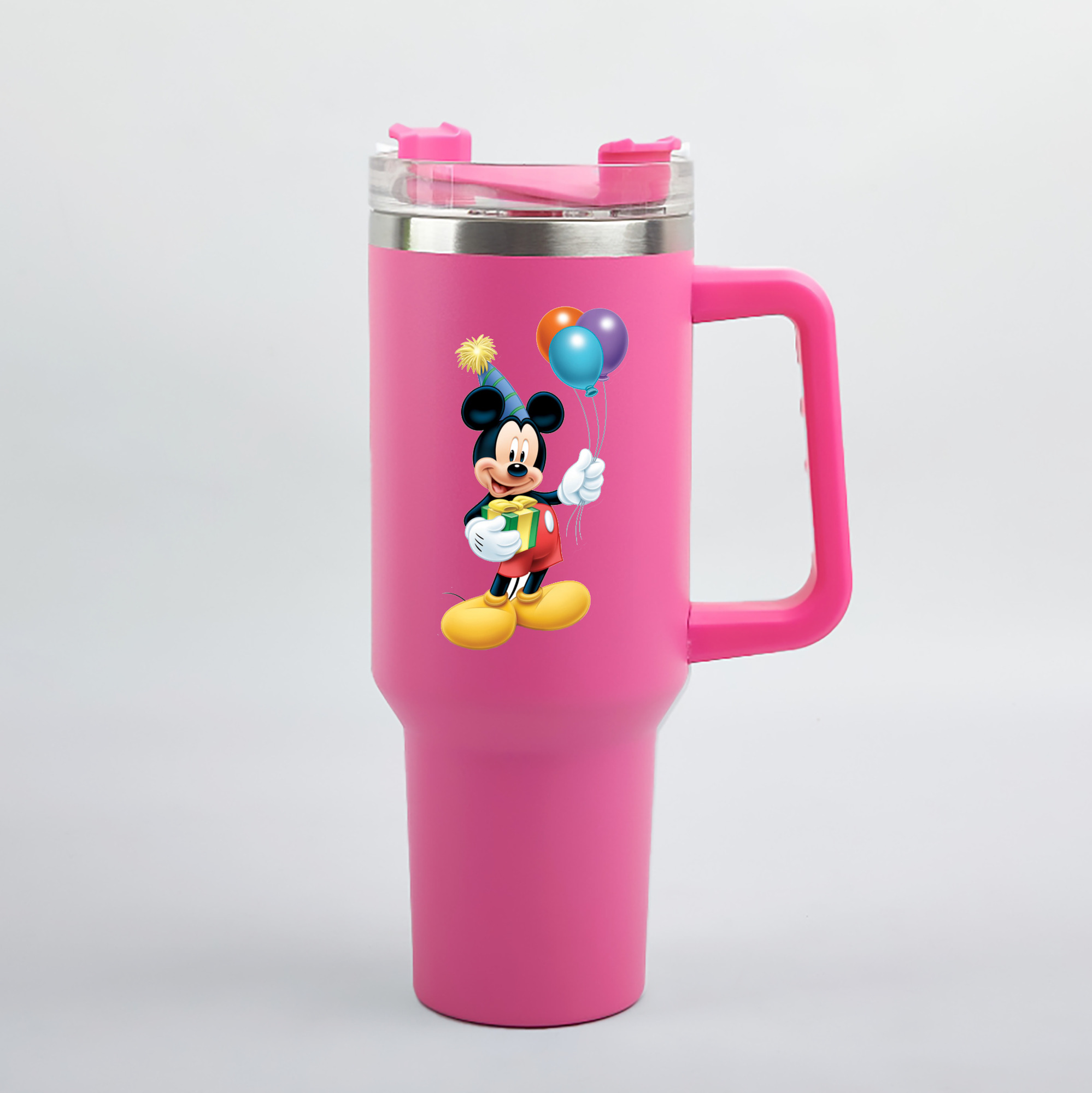 （画像用） ミッキーマウス Mickey Mouse 1200mL車用タンブラー（カラープリント）